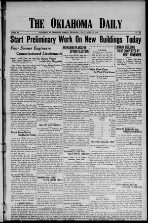 The Oklahoma Daily (Norman, Okla.), Vol. 12, No. 138, Ed. 1 Friday, April 19, 1918