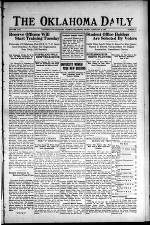 The Oklahoma Daily (Norman, Okla.), Vol. 13, No. 5, Ed. 1 Friday, February 14, 1919