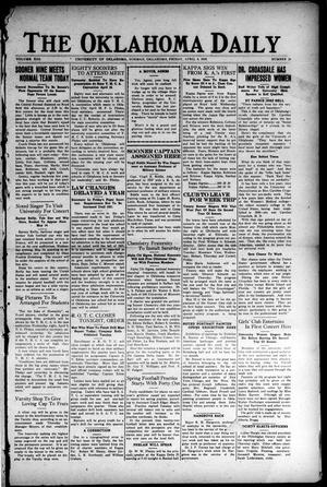 The Oklahoma Daily (Norman, Okla.), Vol. 13, No. 20, Ed. 1 Friday, April 4, 1919