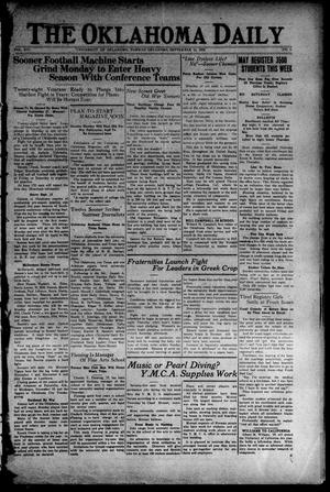 The Oklahoma Daily (Norman, Okla.), Vol. 14, No. 1, Ed. 1 Friday, September 12, 1919