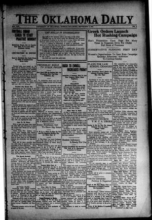 The Oklahoma Daily (Norman, Okla.), Vol. 14, No. 2, Ed. 1 Saturday, September 13, 1919
