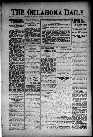 The Oklahoma Daily (Norman, Okla.), Vol. 14, No. 3, Ed. 1 Tuesday, September 16, 1919