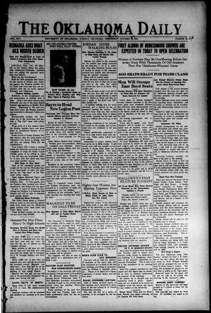 The Oklahoma Daily (Norman, Okla.), Vol. 14, No. 33, Ed. 1 Thursday, October 30, 1919