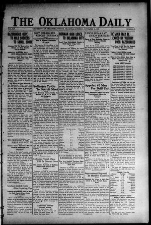 The Oklahoma Daily (Norman, Okla.), Vol. 14, No. 44, Ed. 1 Saturday, November 15, 1919