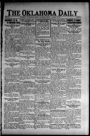 The Oklahoma Daily (Norman, Okla.), Vol. 14, No. 49, Ed. 1 Saturday, November 22, 1919