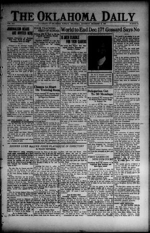 The Oklahoma Daily (Norman, Okla.), Vol. 14, No. 61, Ed. 1 Saturday, December 13, 1919