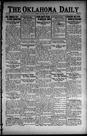 The Oklahoma Daily (Norman, Okla.), Vol. 14, No. 65, Ed. 1 Friday, December 19, 1919