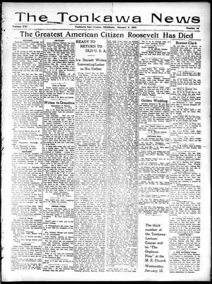 The Tonkawa News (Tonkawa, Okla.), Vol. 21, No. 44, Ed. 1 Thursday, January 9, 1919