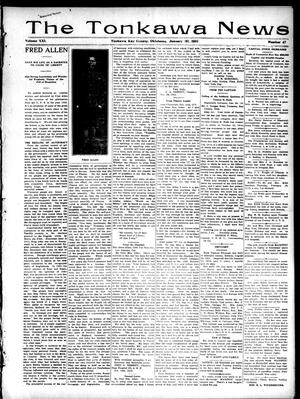 Primary view of object titled 'The Tonkawa News (Tonkawa, Okla.), Vol. 21, No. 47, Ed. 1 Thursday, January 30, 1919'.