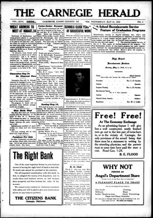 The Carnegie Herald (Carnegie, Okla.), Vol. 17, No. 6, Ed. 1 Wednesday, May 14, 1919