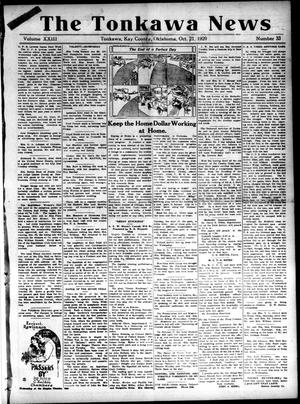 The Tonkawa News (Tonkawa, Okla.), Vol. 23, No. 33, Ed. 1 Thursday, October 21, 1920