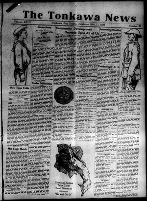 The Tonkawa News (Tonkawa, Okla.), Vol. 23, No. 36, Ed. 1 Thursday, November 11, 1920