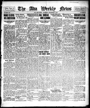The Ada Weekly News (Ada, Okla.), Vol. 19, No. 33, Ed. 1 Thursday, December 4, 1919