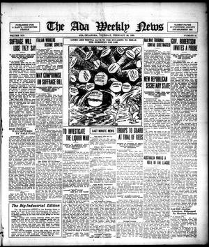 The Ada Weekly News (Ada, Okla.), Vol. 19, No. 45, Ed. 1 Thursday, February 26, 1920