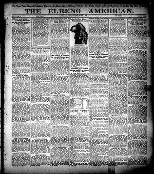 Primary view of object titled 'The El Reno American. (El Reno, Okla.), Vol. 27, No. 13, Ed. 1 Thursday, March 4, 1920'.