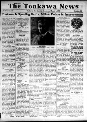 The Tonkawa News (Tonkawa, Okla.), Vol. 22, No. 52, Ed. 1 Thursday, March 4, 1920