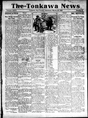 The Tonkawa News (Tonkawa, Okla.), Vol. 23, No. 2, Ed. 1 Thursday, March 18, 1920