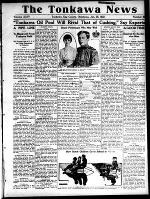 The Tonkawa News (Tonkawa, Okla.), Vol. 24, No. 46, Ed. 1 Thursday, January 26, 1922