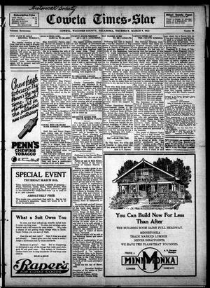 Coweta Times-Star (Coweta, Okla.), Vol. 17, No. 36, Ed. 1 Thursday, March 9, 1922