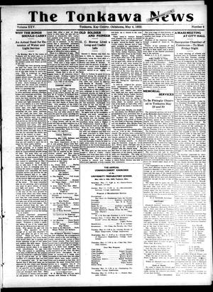 The Tonkawa News (Tonkawa, Okla.), Vol. 25, No. 8, Ed. 1 Thursday, May 4, 1922