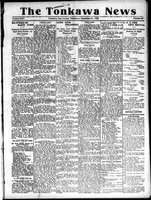 The Tonkawa News (Tonkawa, Okla.), Vol. 25, No. 28, Ed. 1 Thursday, September 21, 1922