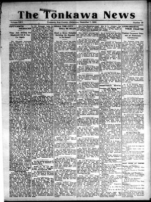 The Tonkawa News (Tonkawa, Okla.), Vol. 25, No. 39, Ed. 1 Thursday, December 7, 1922