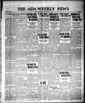 The Ada Weekly News (Ada, Okla.), Vol. 23, No. 2, Ed. 1 Thursday, May 10, 1923