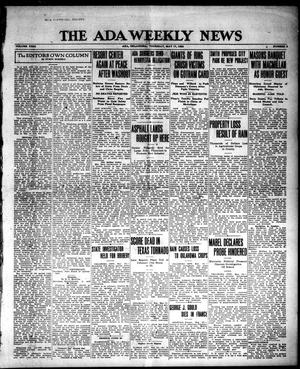 The Ada Weekly News (Ada, Okla.), Vol. 23, No. 3, Ed. 1 Thursday, May 17, 1923