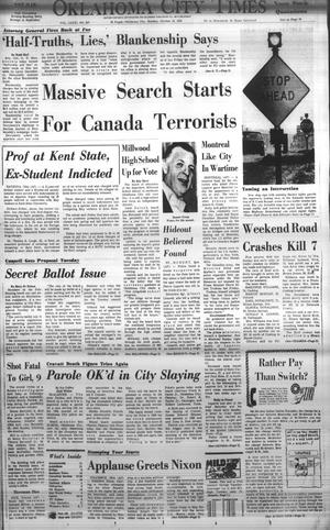 Oklahoma City Times (Oklahoma City, Okla.), Vol. 81, No. 207, Ed. 1 Monday, October 19, 1970