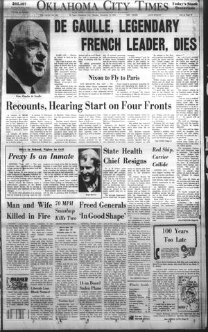 Oklahoma City Times (Oklahoma City, Okla.), Vol. 81, No. 226, Ed. 2 Tuesday, November 10, 1970