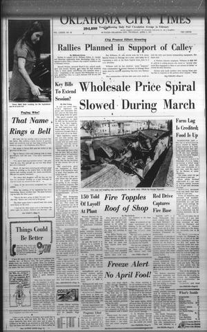 Oklahoma City Times (Oklahoma City, Okla.), Vol. 82, No. 35, Ed. 1 Thursday, April 1, 1971