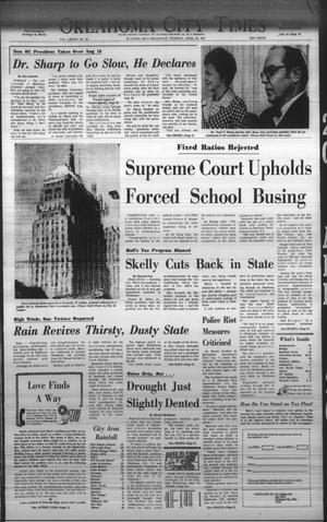 Oklahoma City Times (Oklahoma City, Okla.), Vol. 82, No. 51, Ed. 1 Tuesday, April 20, 1971