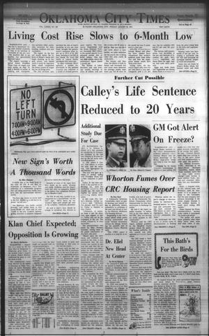 Oklahoma City Times (Oklahoma City, Okla.), Vol. 82, No. 156, Ed. 1 Friday, August 20, 1971