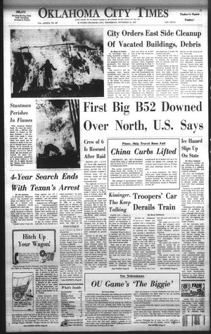 Oklahoma City Times (Oklahoma City, Okla.), Vol. 83, No. 237, Ed. 1 Wednesday, November 22, 1972