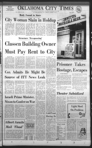 Oklahoma City Times (Oklahoma City, Okla.), Vol. 84, No. 216, Ed. 1 Tuesday, October 30, 1973