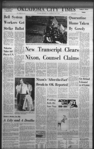 Oklahoma City Times (Oklahoma City, Okla.), Vol. 85, No. 127, Ed. 1 Thursday, July 18, 1974