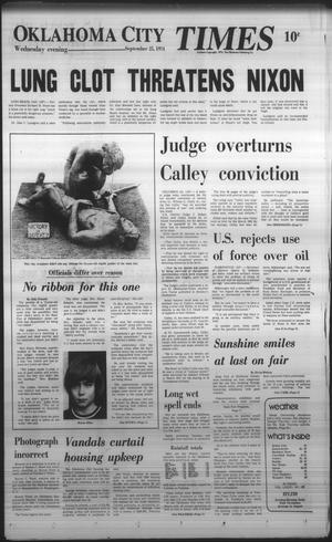 Oklahoma City Times (Oklahoma City, Okla.), Vol. 85, No. 185, Ed. 1 Wednesday, September 25, 1974