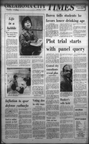 Oklahoma City Times (Oklahoma City, Okla.), Vol. 85, No. 191, Ed. 1 Tuesday, October 1, 1974