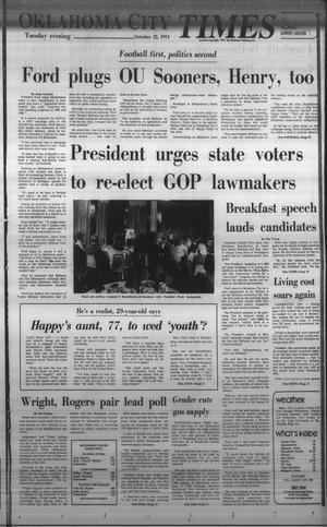 Oklahoma City Times (Oklahoma City, Okla.), Vol. 85, No. 209, Ed. 2 Tuesday, October 22, 1974