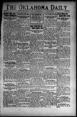 The Oklahoma Daily (Norman, Okla.), Vol. 14, No. 95, Ed. 1 Wednesday, February 18, 1920