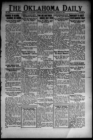 The Oklahoma Daily (Norman, Okla.), Vol. 14, No. 100, Ed. 1 Wednesday, February 25, 1920