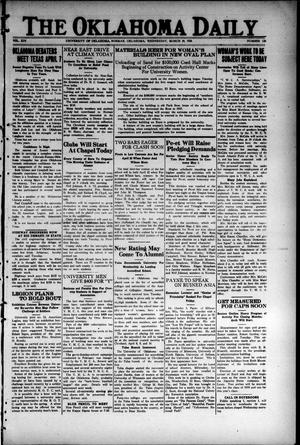 The Oklahoma Daily (Norman, Okla.), Vol. 14, No. 120, Ed. 1 Wednesday, March 24, 1920