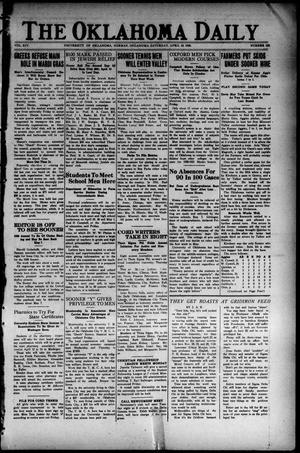 The Oklahoma Daily (Norman, Okla.), Vol. 14, No. 130, Ed. 1 Saturday, April 10, 1920