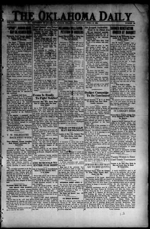 The Oklahoma Daily (Norman, Okla.), Vol. 14, No. 134, Ed. 1 Saturday, April 17, 1920