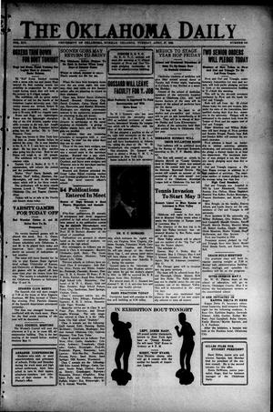 The Oklahoma Daily (Norman, Okla.), Vol. 14, No. 140, Ed. 1 Tuesday, April 27, 1920