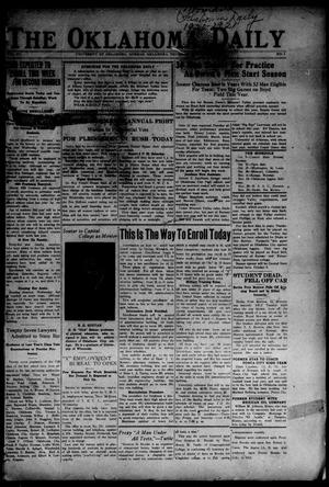 The Oklahoma Daily (Norman, Okla.), Vol. 15, No. 1, Ed. 1 Thursday, September 16, 1920