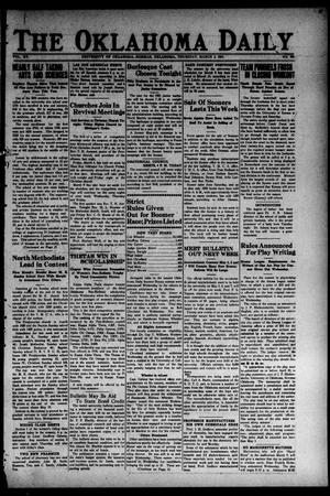 The Oklahoma Daily (Norman, Okla.), Vol. 15, No. 101, Ed. 1 Thursday, March 3, 1921