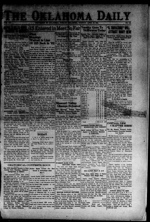 The Oklahoma Daily (Norman, Okla.), Vol. 15, No. 136, Ed. 1 Tuesday, April 26, 1921