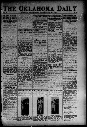 The Oklahoma Daily (Norman, Okla.), Vol. 15, No. 155, Ed. 1 Tuesday, May 24, 1921