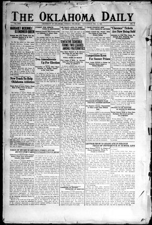 The Oklahoma Daily (Norman, Okla.), Vol. 17, No. 72, Ed. 1 Wednesday, December 13, 1922